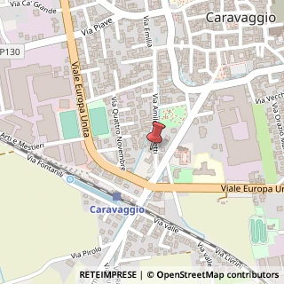 Mappa Via Amilcare Bietti, 52, 24043 Caravaggio, Bergamo (Lombardia)