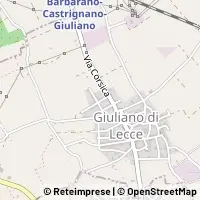 Map Castrignano del Capo