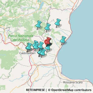 Mappa Via Regina Margherita, 87070 Cerchiara di Calabria CS, Italia (9.52125)