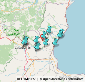 Mappa Vico Giordano Bruno, 87070 Cerchiara di Calabria CS, Italia (10.33833)