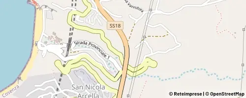Mappa San Nicola Arcella