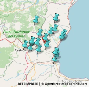 Mappa 87070 Cerchiara di Calabria CS, Italia (11.474)