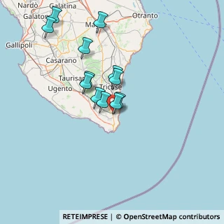 Mappa Via industria area PIP lotto, 73034 Gagliano del Capo LE, Italia (13.73)