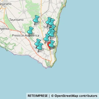 Mappa Via del Commercio Zona P.I.P, 73034 Gagliano del Capo LE, Italia (5.73909)