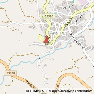 Mappa Via Funtanaeccia, 7, 08040 Loceri, Nuoro (Sardegna)