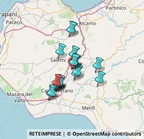 Mappa Via Giardinello, 91029 Santa Ninfa TP, Italia (10.074)