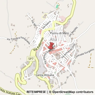 Mappa Via Regina Elena, 1, 90020 Alia, Palermo (Sicilia)