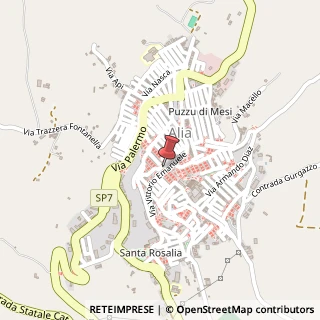 Mappa Via Vittorio Emanuele, 113, 90021 Alia, Palermo (Sicilia)