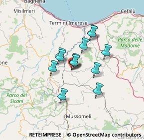 Mappa Via Giuseppe Mazzini, 90021 Alia PA, Italia (10.03538)