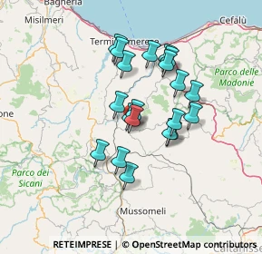 Mappa Via Giuseppe Mazzini, 90021 Alia PA, Italia (12.207)