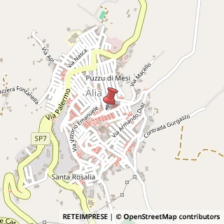 Mappa Via Giovanni Meli, 22, 90021 Alia, Palermo (Sicilia)