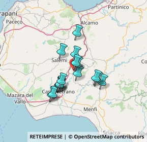 Mappa Via Vincenzo Bellini, 91029 Santa Ninfa TP, Italia (10.85438)