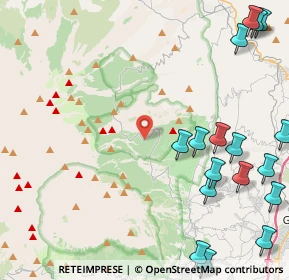 Mappa Strada Regionale Mareneve, 95010 Sant'Alfio CT, Italia (6.95176)