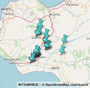 Mappa Via Palmiro Togliatti, 91029 Santa Ninfa TP, Italia (10.655)