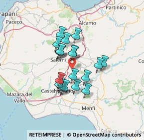 Mappa Via Palmiro Togliatti, 91029 Santa Ninfa TP, Italia (10.9125)