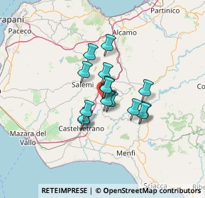 Mappa Via Palmiro Togliatti, 91029 Santa Ninfa TP, Italia (9.58333)