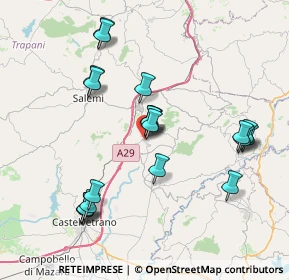 Mappa Via Palmiro Togliatti, 91029 Santa Ninfa TP, Italia (8.642)