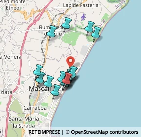 Mappa Contrada Gurna, 95016 Mascali CT, Italia (1.631)