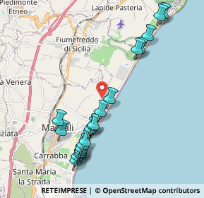 Mappa Contrada Gurna, 95016 Mascali CT, Italia (2.5025)