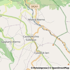 Mappa Castelvecchio Subequo