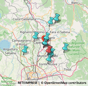 Mappa Via del lavoro, 00065 Fiano Romano RM, Italia (10.425)