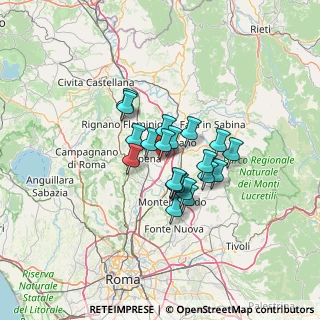 Mappa Via del lavoro, 00065 Fiano Romano RM, Italia (9.3475)