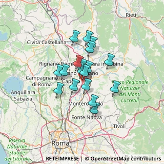 Mappa Località Bei Poggi, 00065 Fiano Romano RM, Italia (9.695)