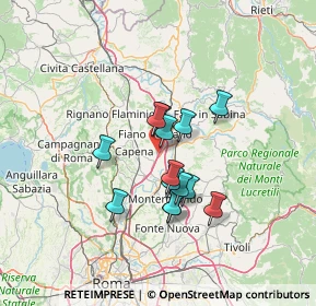 Mappa Località Bei Poggi, 00065 Fiano Romano RM, Italia (10.53571)