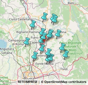 Mappa Autostrada del Sole, 00065 Monterotondo RM, Italia (11.31722)