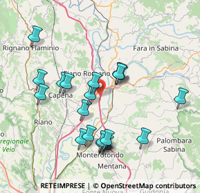 Mappa Autostrada del Sole, 00065 Monterotondo RM, Italia (7.736)