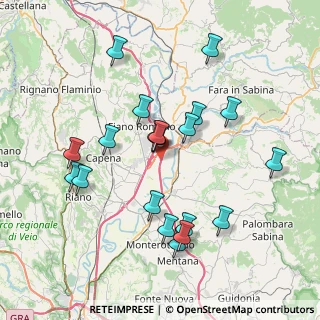 Mappa Autostrada del Sole, 00065 Monterotondo RM, Italia (7.912)