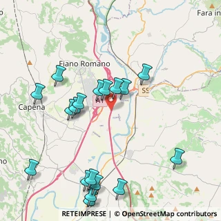 Mappa Autostrada del Sole, 00065 Monterotondo RM, Italia (4.98833)