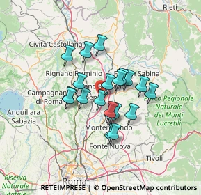 Mappa Via dell'Archeologia, 00065 Fiano Romano RM, Italia (10.345)