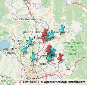 Mappa Via dell'Archeologia, 00065 Fiano Romano RM, Italia (11.29267)