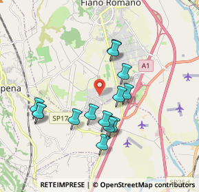 Mappa Via dell'Archeologia, 00065 Fiano Romano RM, Italia (1.80071)