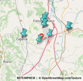 Mappa Via dell'Archeologia, 00065 Fiano Romano RM, Italia (3.29273)