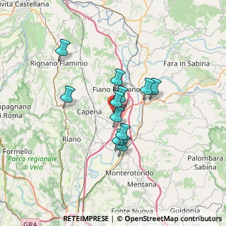 Mappa Via dell'Archeologia, 00065 Fiano Romano RM, Italia (5.19909)