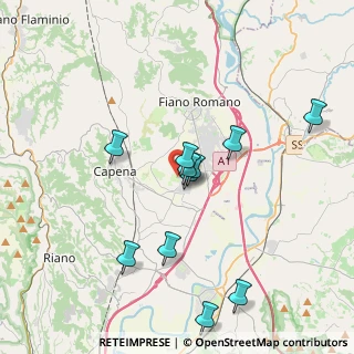 Mappa Via Prato della Corte, 00065 Fiano Romano RM, Italia (3.81636)
