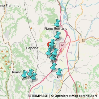 Mappa Via Prato della Corte, 00065 Fiano Romano RM, Italia (3.47462)