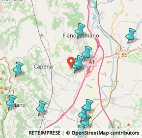 Mappa Via Prato della Corte, 00065 Fiano Romano RM, Italia (5.49538)