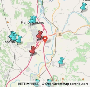 Mappa A1 - Autostrada del Sole, 00065 Fiano Romano RM, Italia (5.41733)