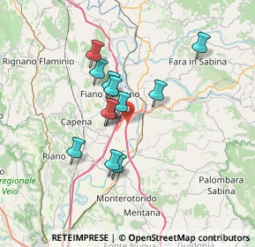 Mappa A1 - Autostrada del Sole, 00065 Monterotondo RM, Italia (5.7825)