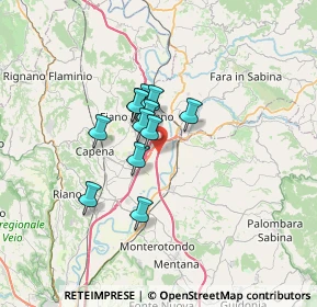 Mappa A1 - Autostrada del Sole, 00065 Fiano Romano RM, Italia (4.55667)