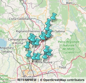 Mappa A1 - Autostrada del Sole, 00065 Monterotondo RM, Italia (10.39579)