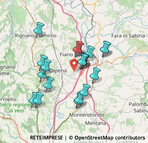 Mappa Loc. Prato della Corte, 00065 Fiano Romano RM, Italia (6.42842)