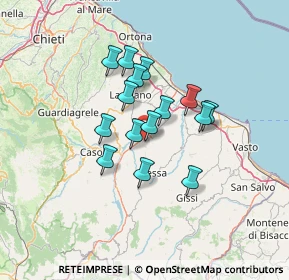 Mappa Via per, 66041 Atessa CH, Italia (10.49)