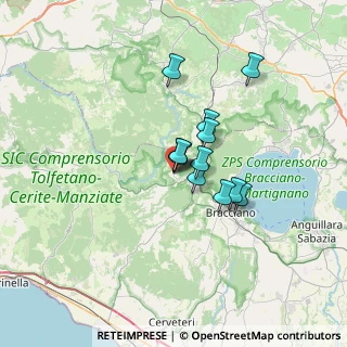Mappa Corso della Repubblica, 00060 Canale Monterano RM, Italia (4.61917)