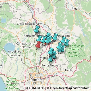 Mappa Via San Lorenzo, 00065 Fiano Romano RM, Italia (9.4835)