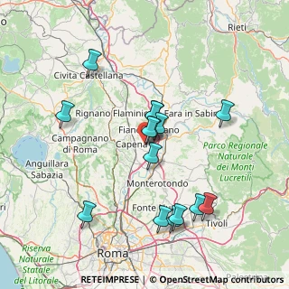 Mappa Via San Lorenzo, 00065 Fiano Romano RM, Italia (14.96733)