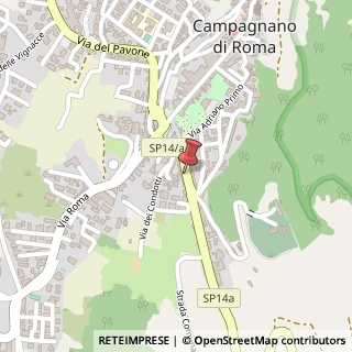 Mappa Via San Sebastiano, 54, 00063 Campagnano di Roma, Roma (Lazio)